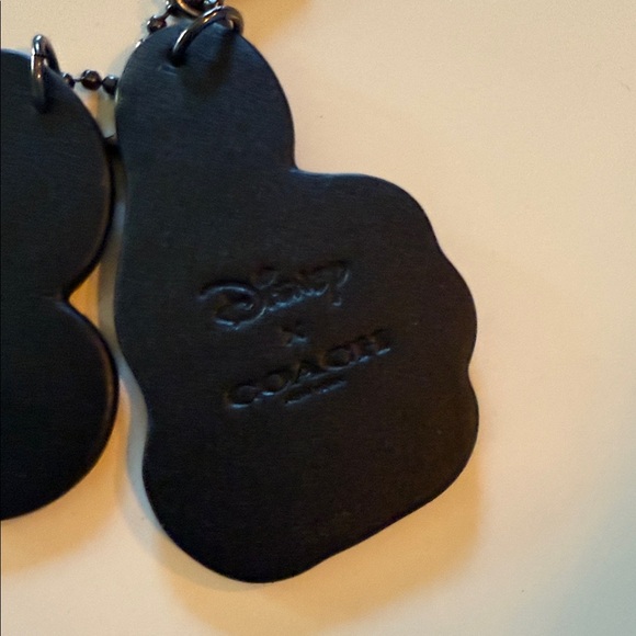 Disney and Coach collectible Black and White Mickey Keychain or Purse Charm - Picture 7 of 7